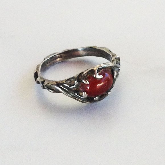 Vintage Sterling Victorian Occult/Art Nouveau Ring - Picture 3 of 4